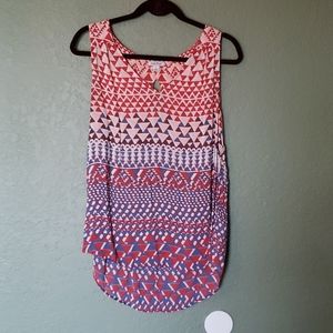 Lucky brand sleeveless blouse